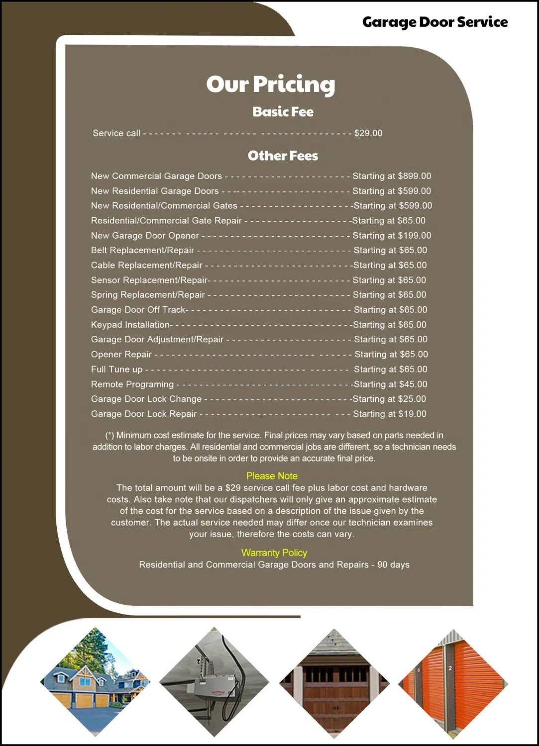 State Garage Doors Highlands, TX 281-710-0012